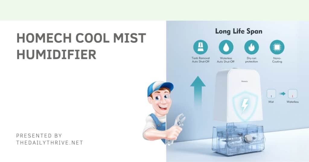 Homech Cool Mist Humidifier Review