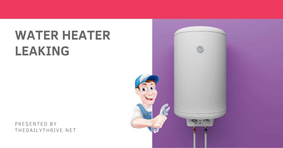 what should i do if my water heater is leaking?