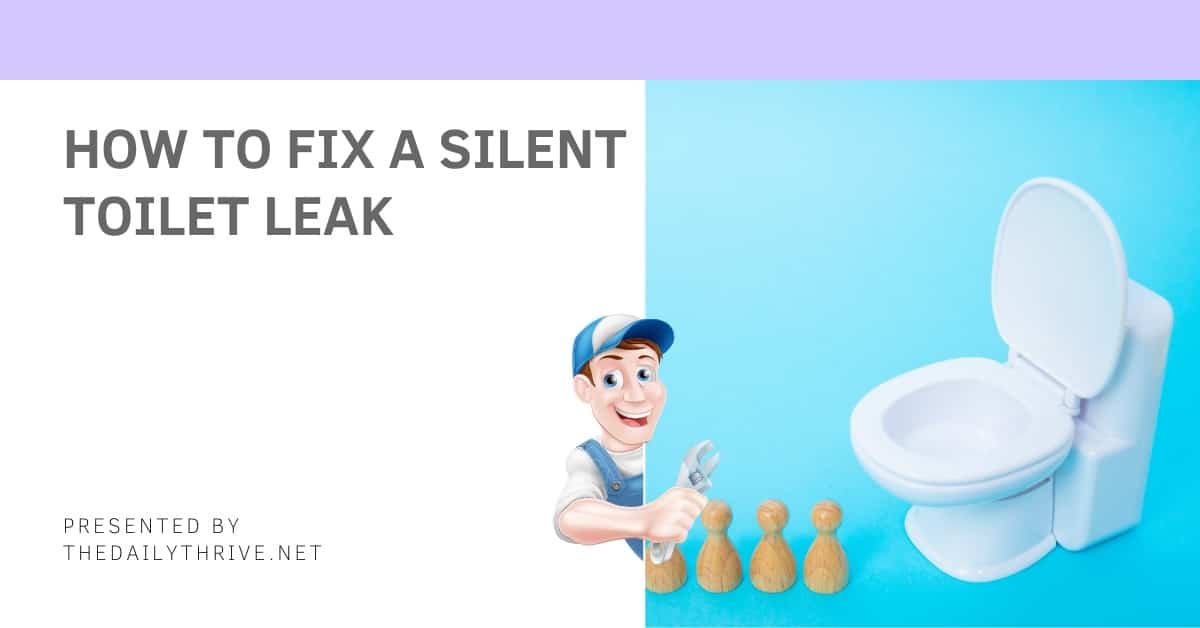 How To Fix A Silent Toilet Leak