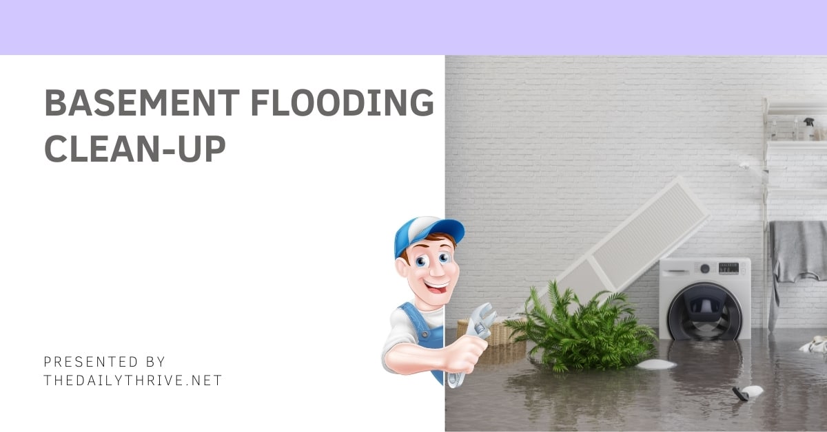 how to clean a flooded basement