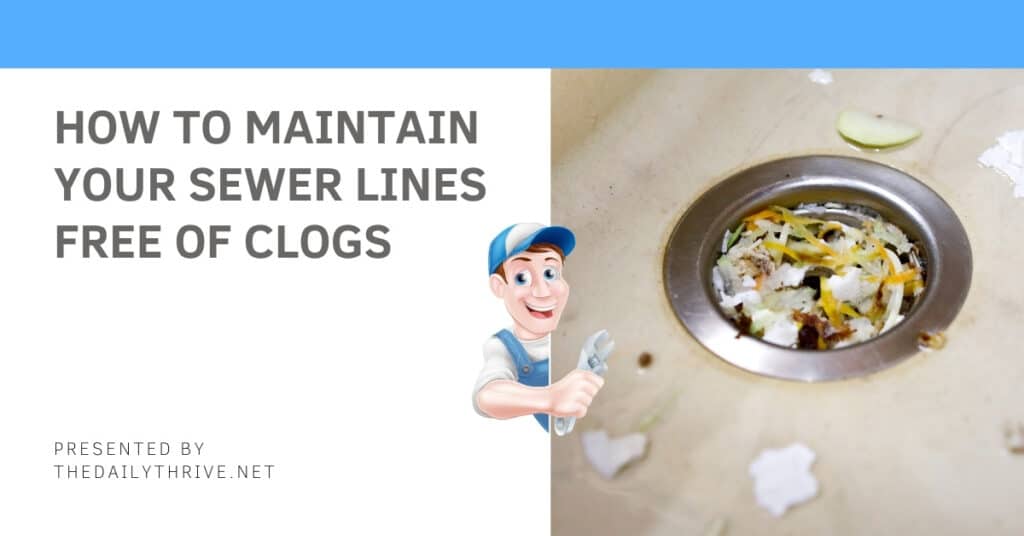 How to Maintain Your Sewer Lines Free of Clogs