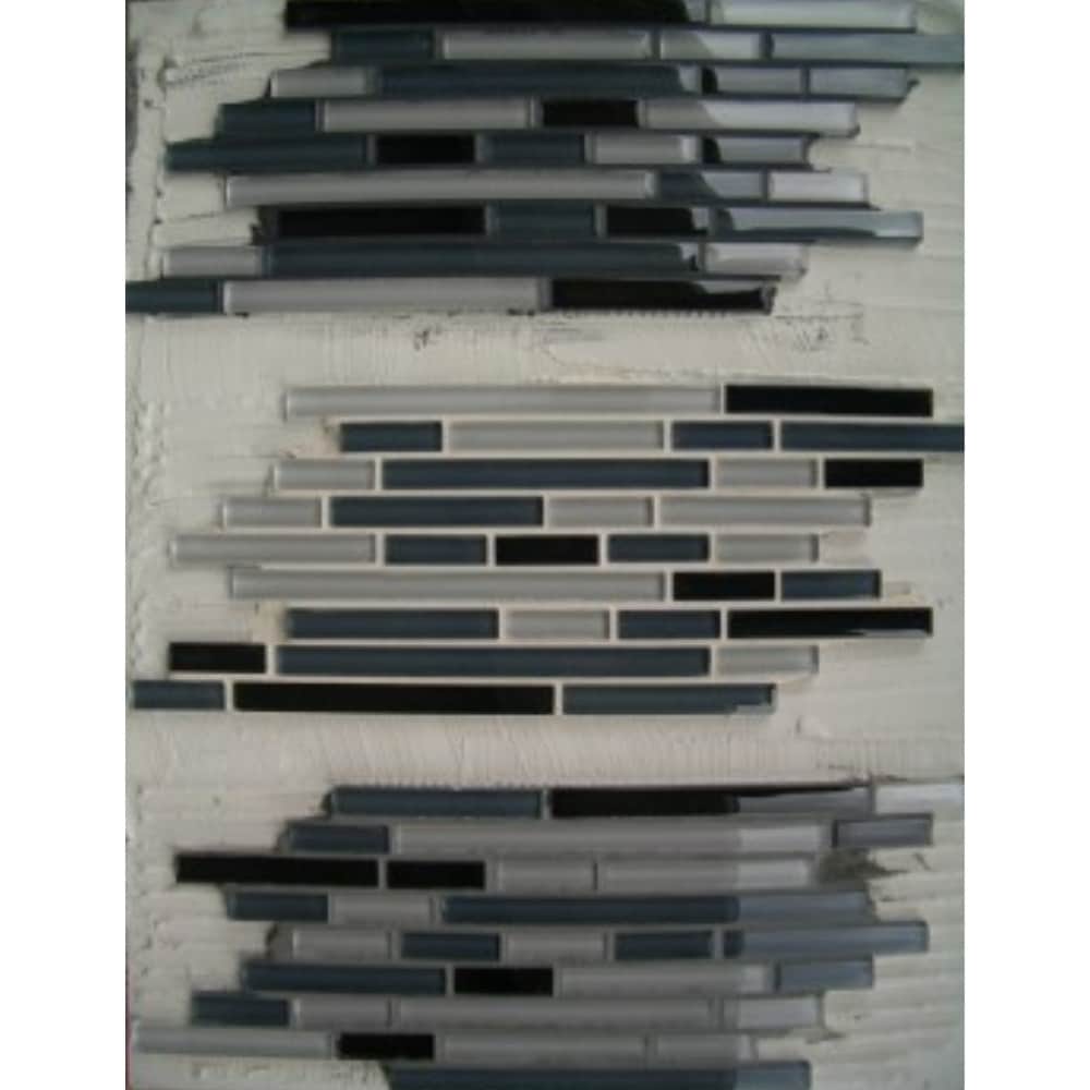 sample board - different colors of grout