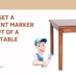How to Get a Permanent Marker Stain Out of a Wooden Table